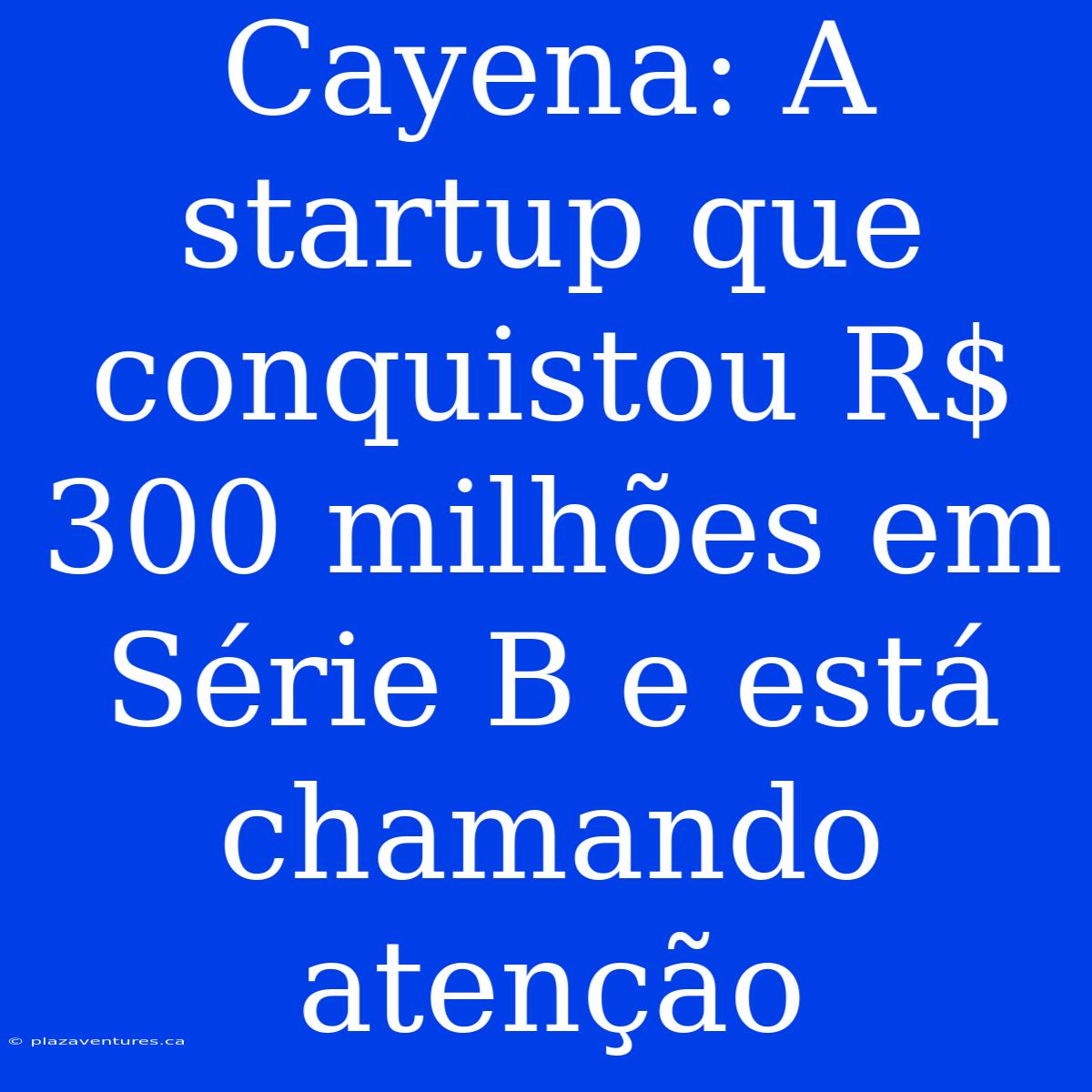 Cayena: A Startup Que Conquistou R$ 300 Milhões Em Série B E Está Chamando Atenção