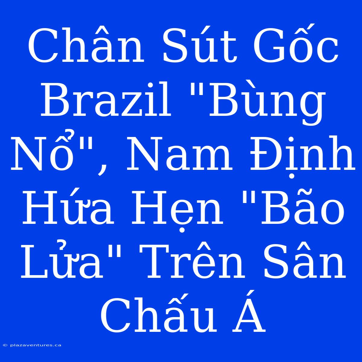 Chân Sút Gốc Brazil 