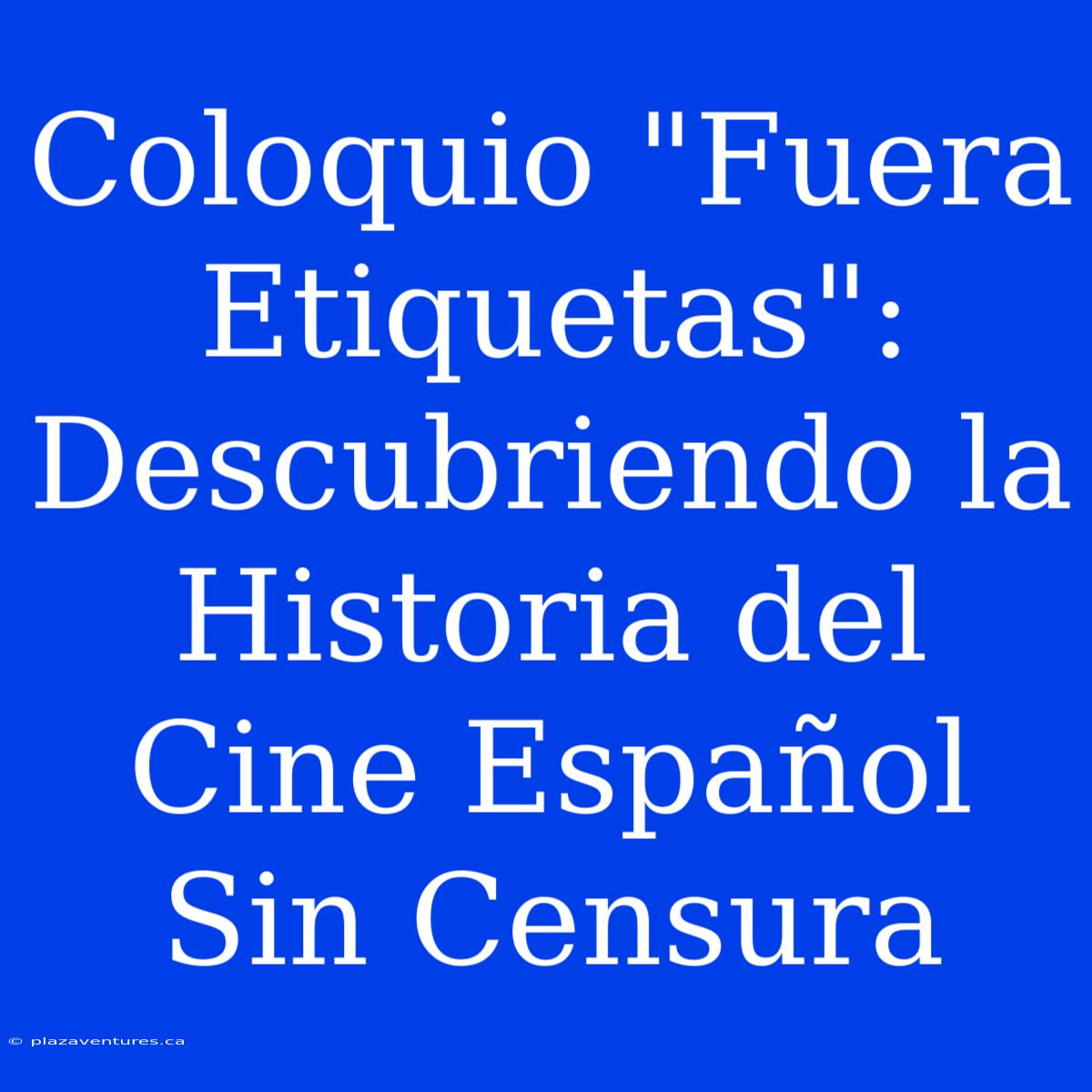 Coloquio 