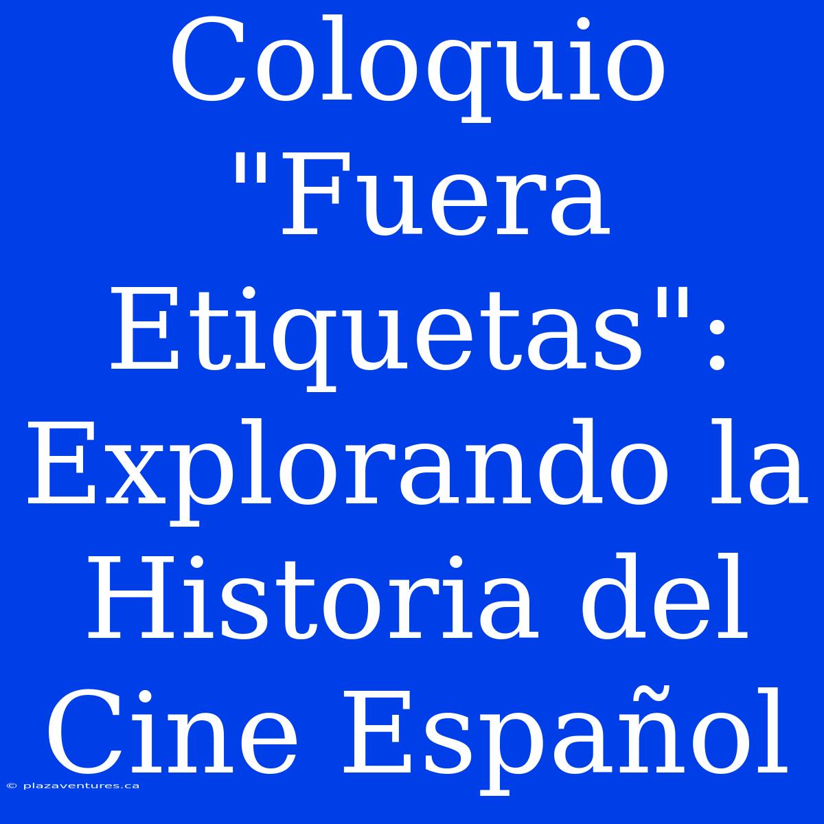 Coloquio 