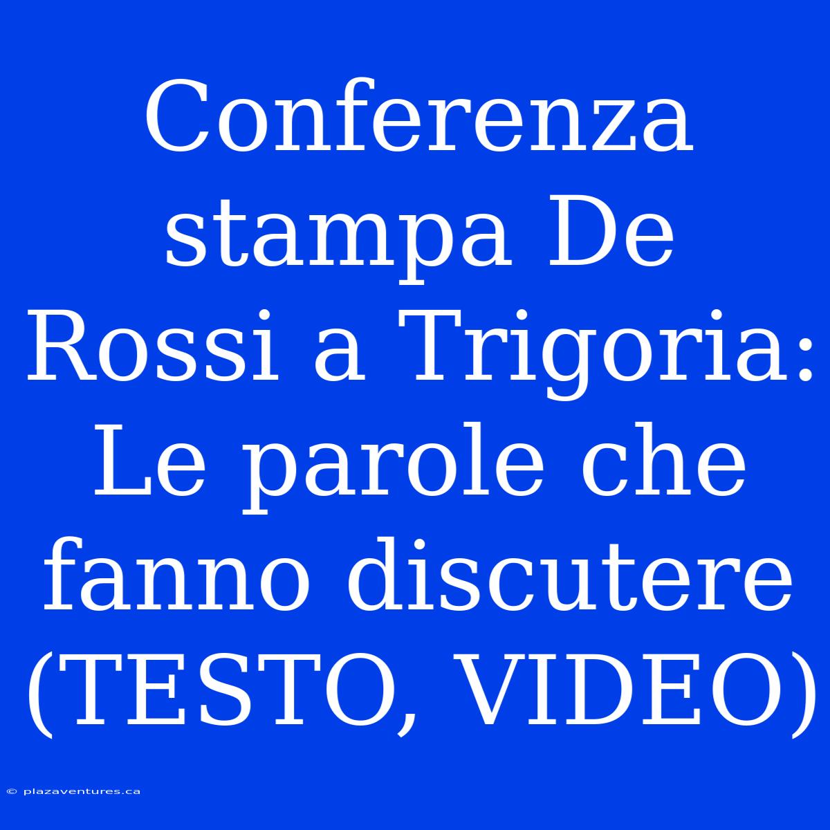 Conferenza Stampa De Rossi A Trigoria: Le Parole Che Fanno Discutere (TESTO, VIDEO)