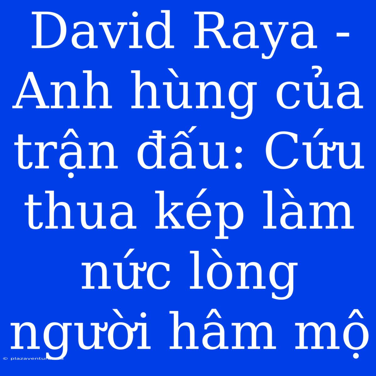 David Raya - Anh Hùng Của Trận Đấu: Cứu Thua Kép Làm Nức Lòng Người Hâm Mộ