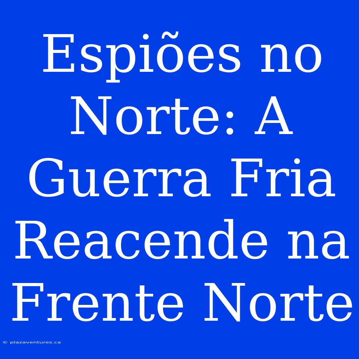 Espiões No Norte: A Guerra Fria Reacende Na Frente Norte