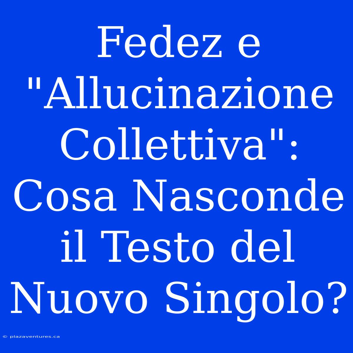 Fedez E 