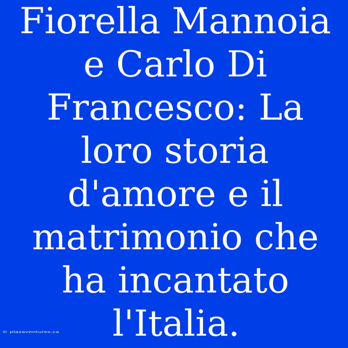 Fiorella Mannoia E Carlo Di Francesco: La Loro Storia D'amore E Il Matrimonio Che Ha Incantato L'Italia.