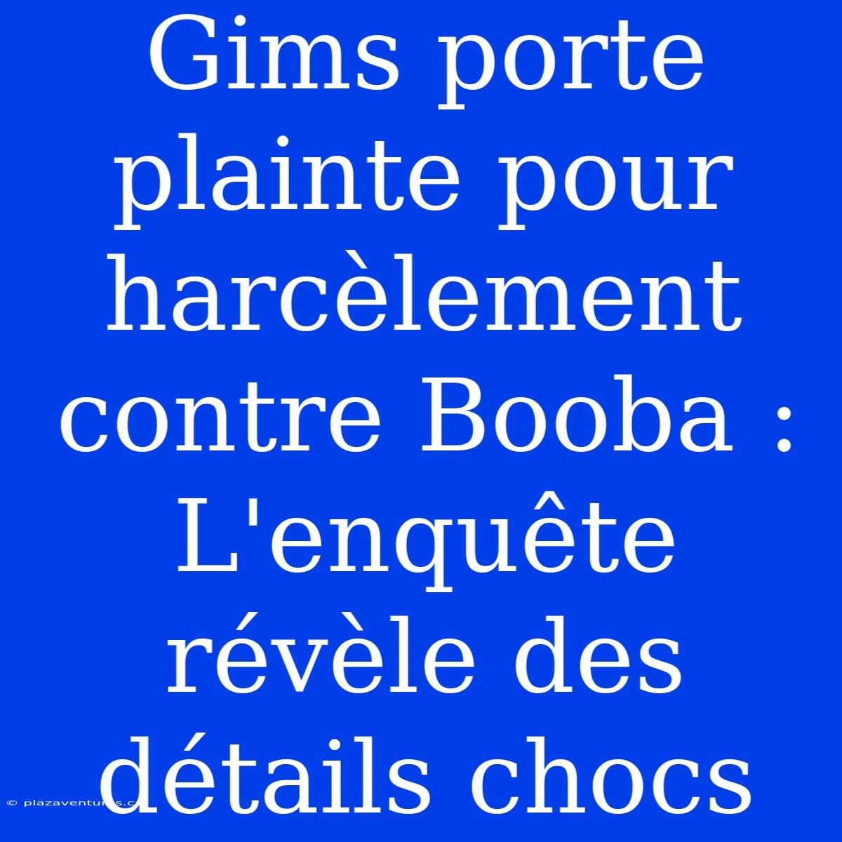 Gims Porte Plainte Pour Harcèlement Contre Booba : L'enquête Révèle Des Détails Chocs