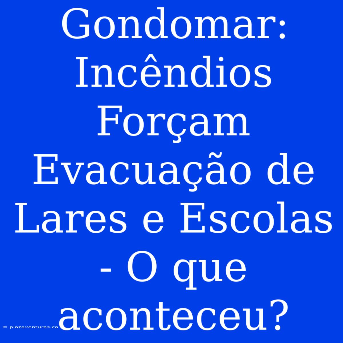 Gondomar: Incêndios Forçam Evacuação De Lares E Escolas - O Que Aconteceu?