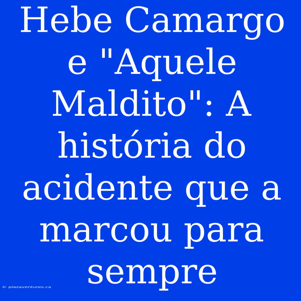 Hebe Camargo E 