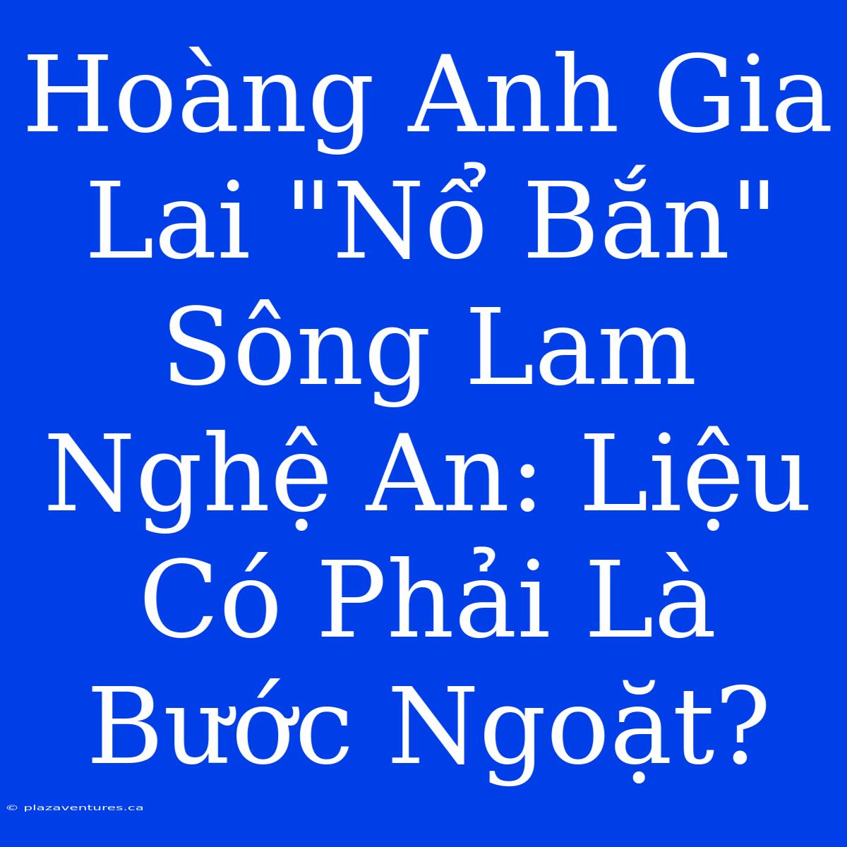 Hoàng Anh Gia Lai 