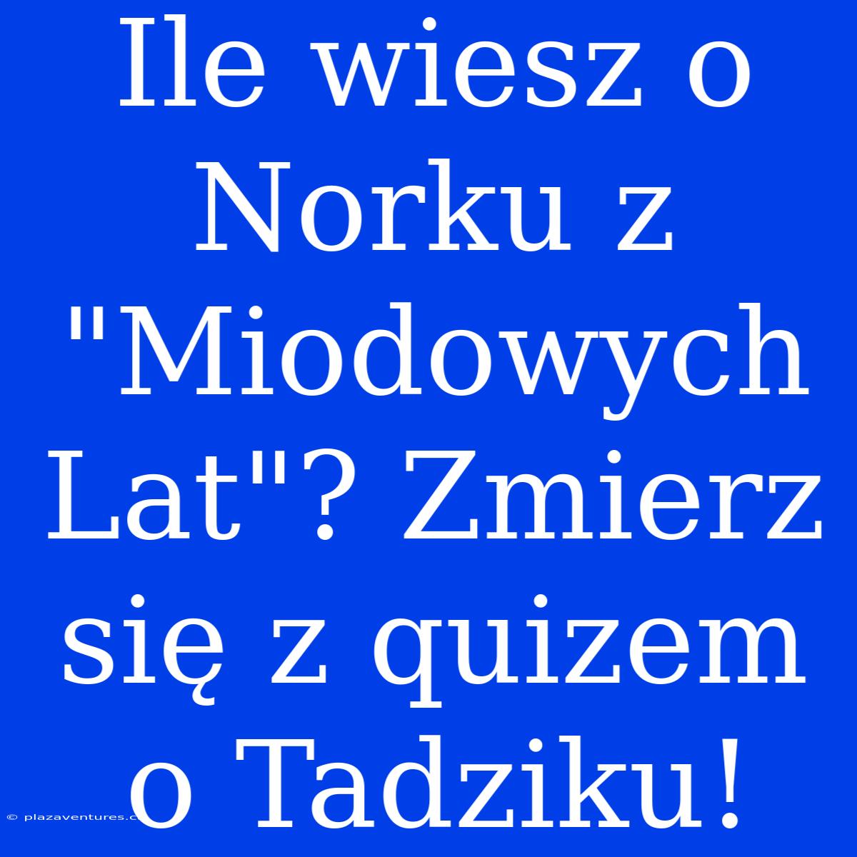 Ile Wiesz O Norku Z 