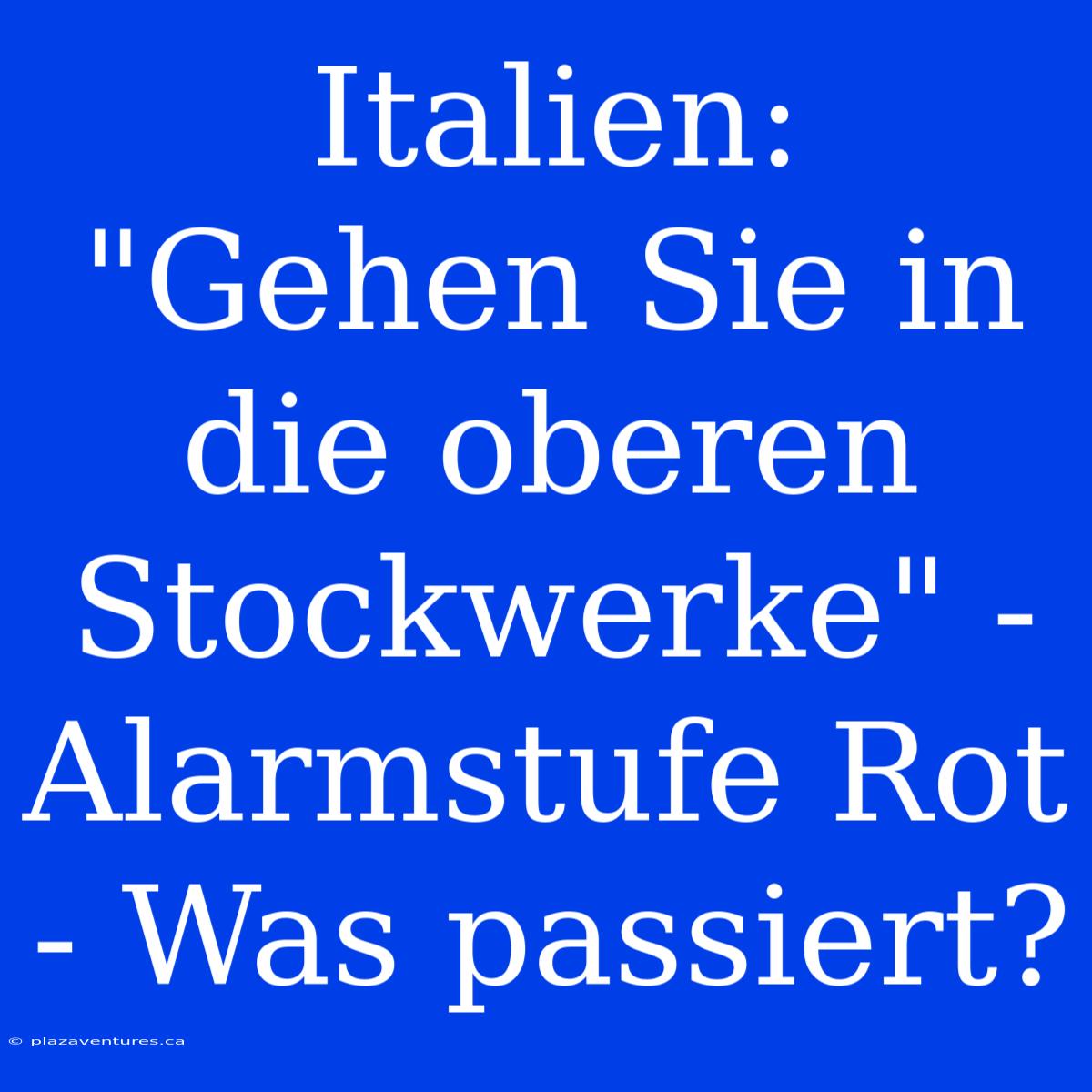 Italien:  