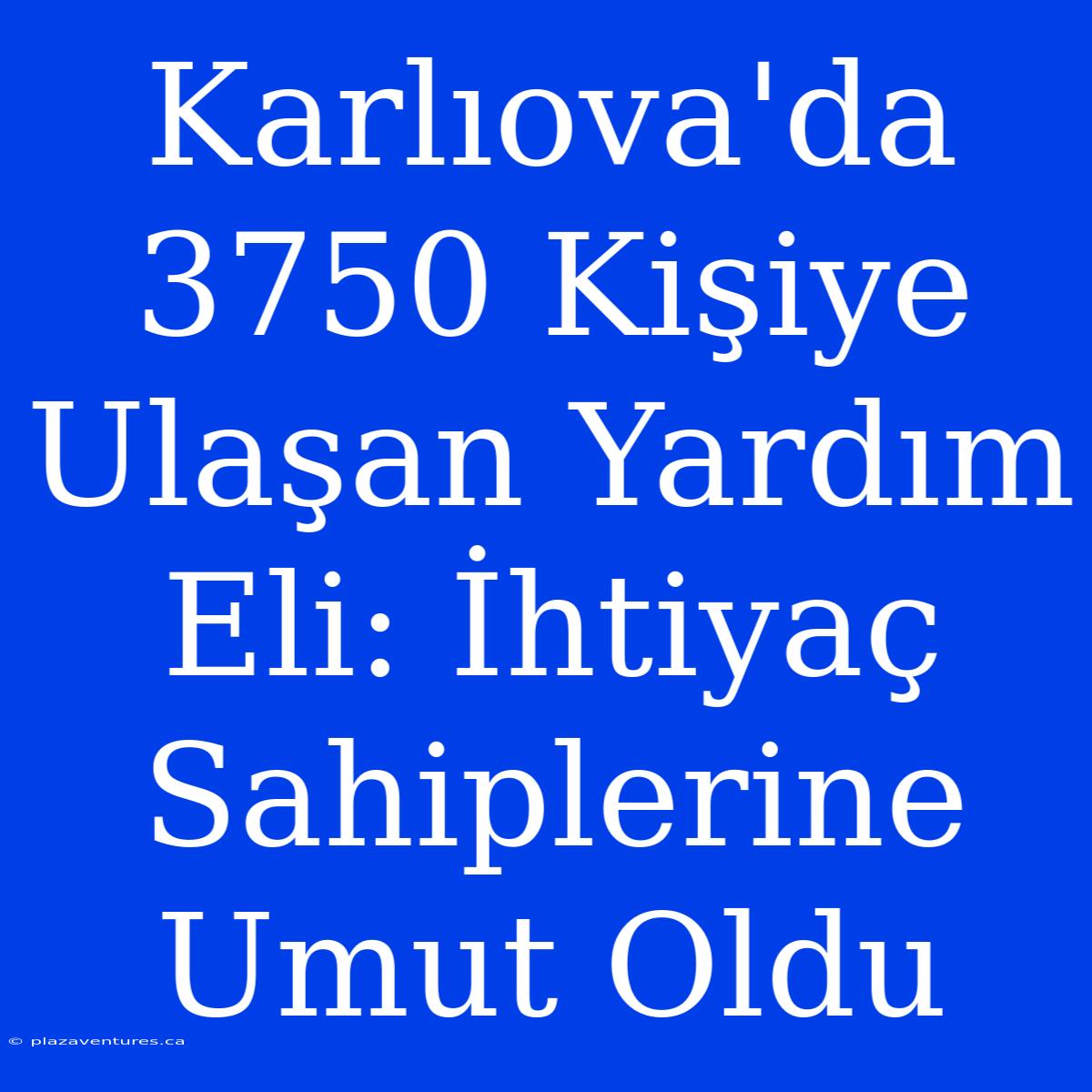 Karlıova'da 3750 Kişiye Ulaşan Yardım Eli: İhtiyaç Sahiplerine Umut Oldu