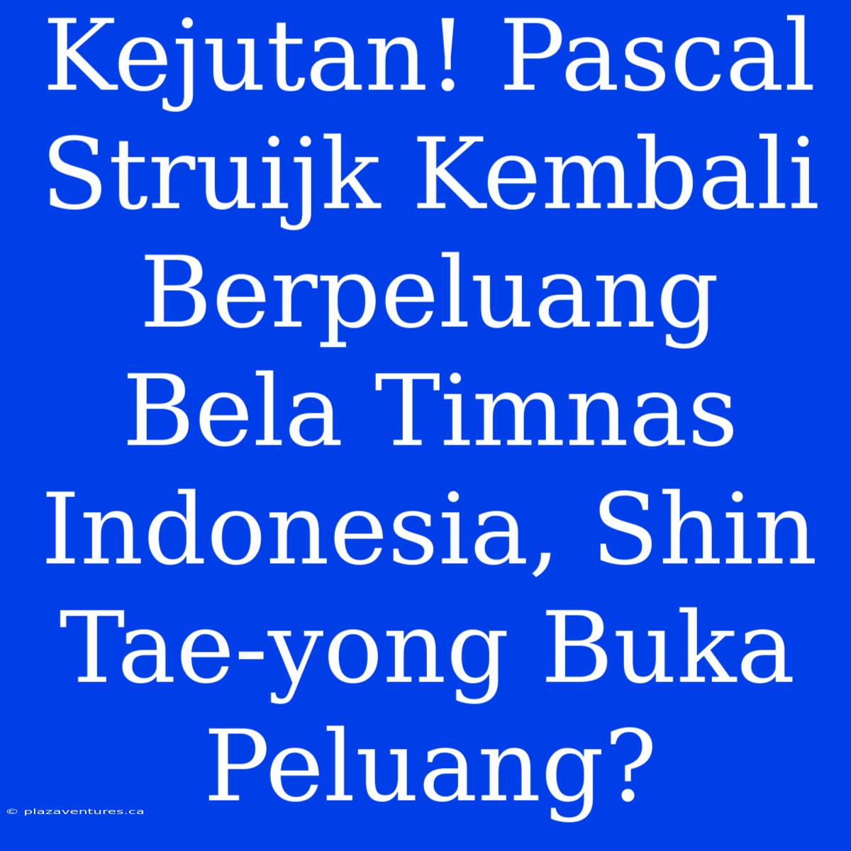 Kejutan! Pascal Struijk Kembali Berpeluang Bela Timnas Indonesia, Shin Tae-yong Buka Peluang?