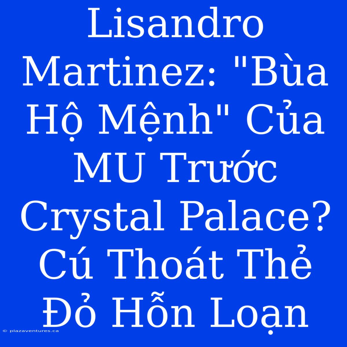 Lisandro Martinez: 