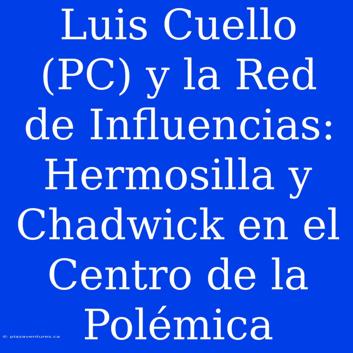 Luis Cuello (PC) Y La Red De Influencias: Hermosilla Y Chadwick En El Centro De La Polémica