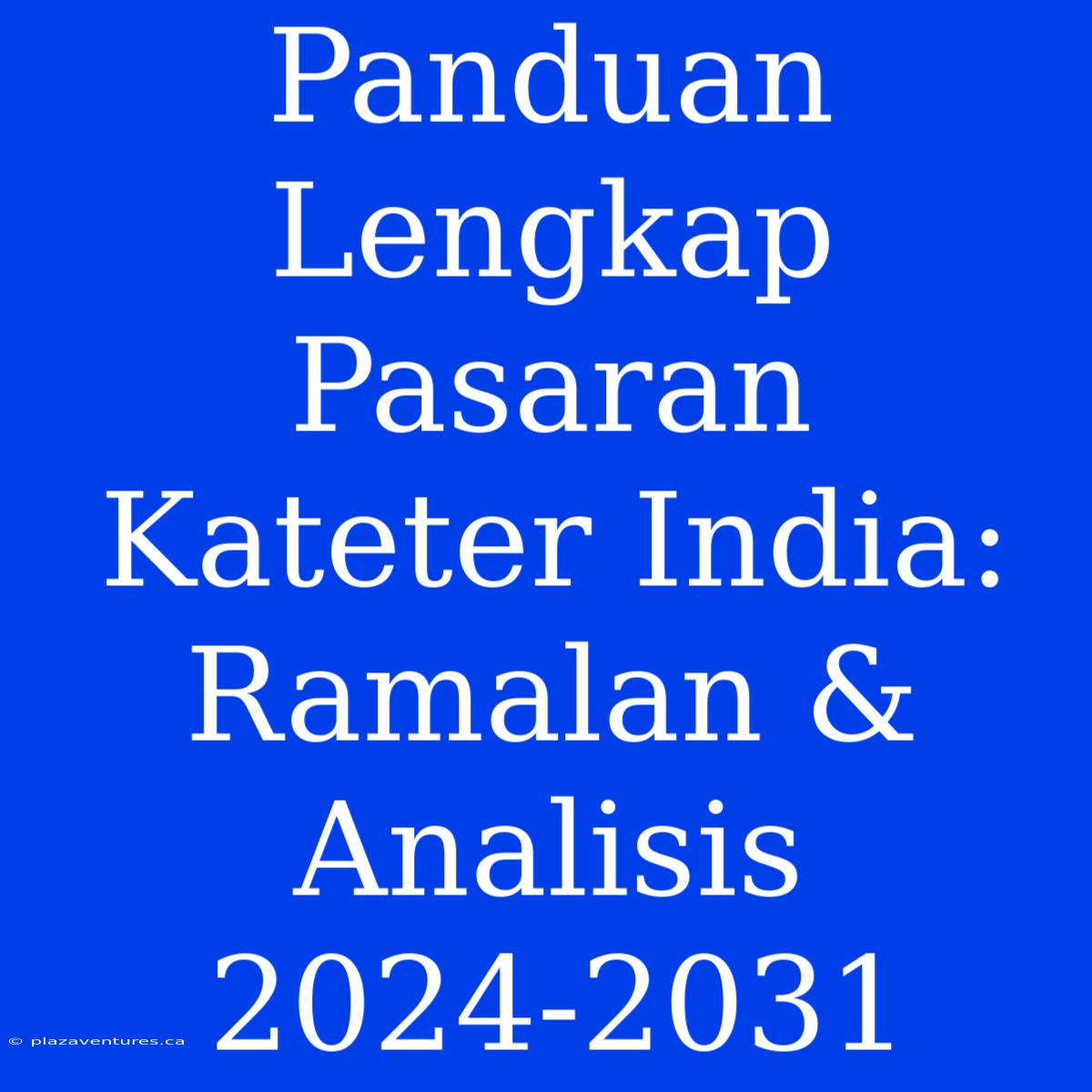 Panduan Lengkap Pasaran Kateter India: Ramalan & Analisis 2024-2031