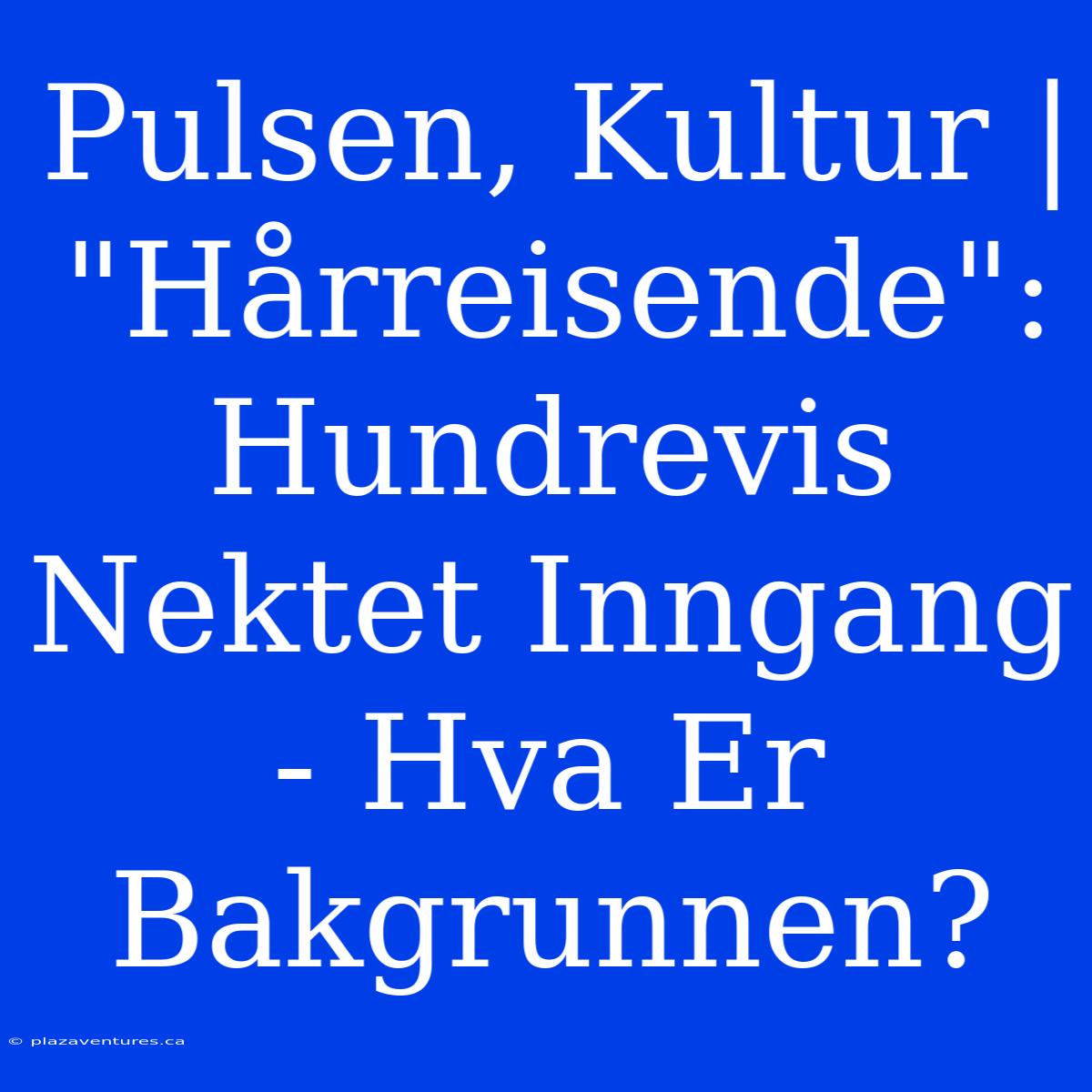 Pulsen, Kultur | 