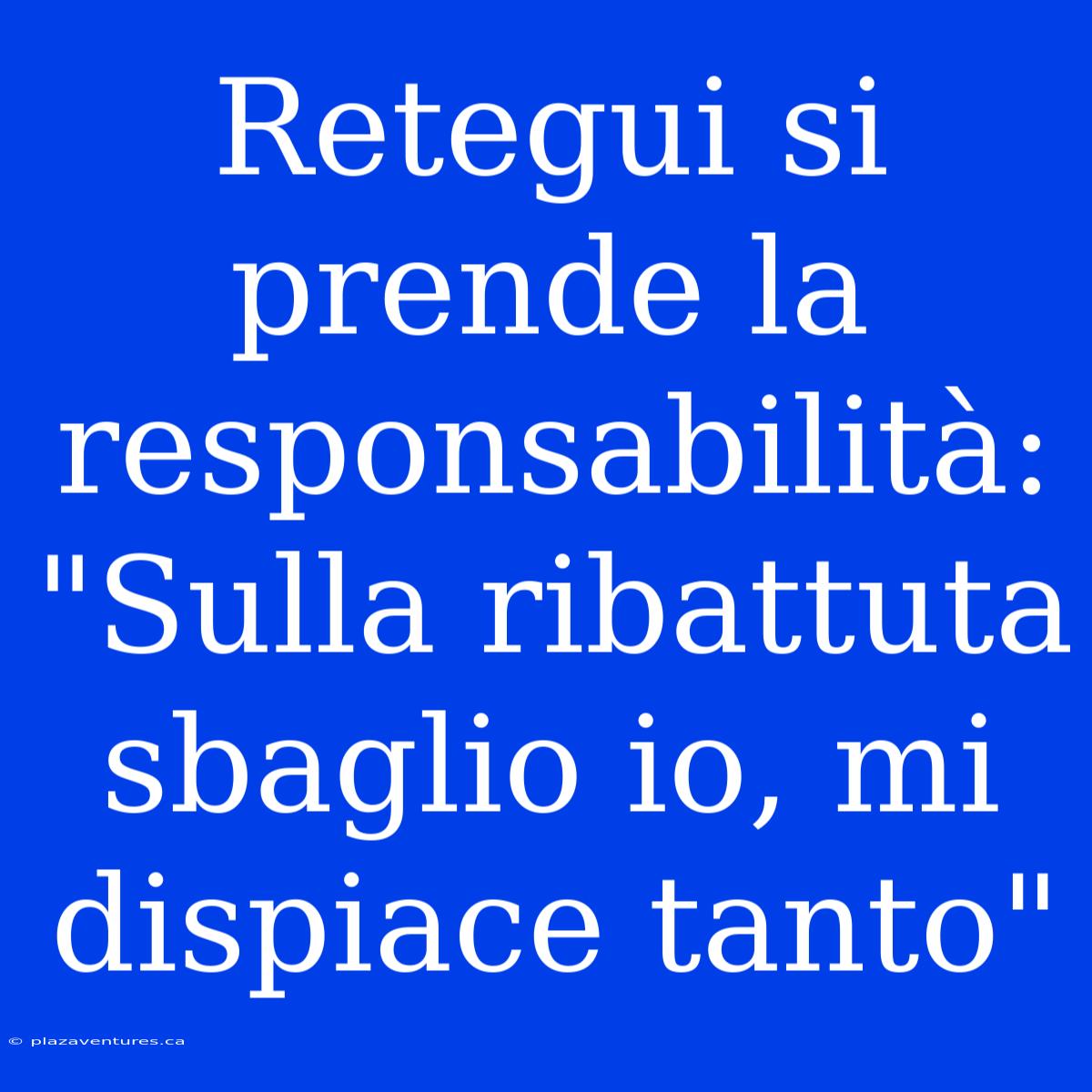 Retegui Si Prende La Responsabilità: 