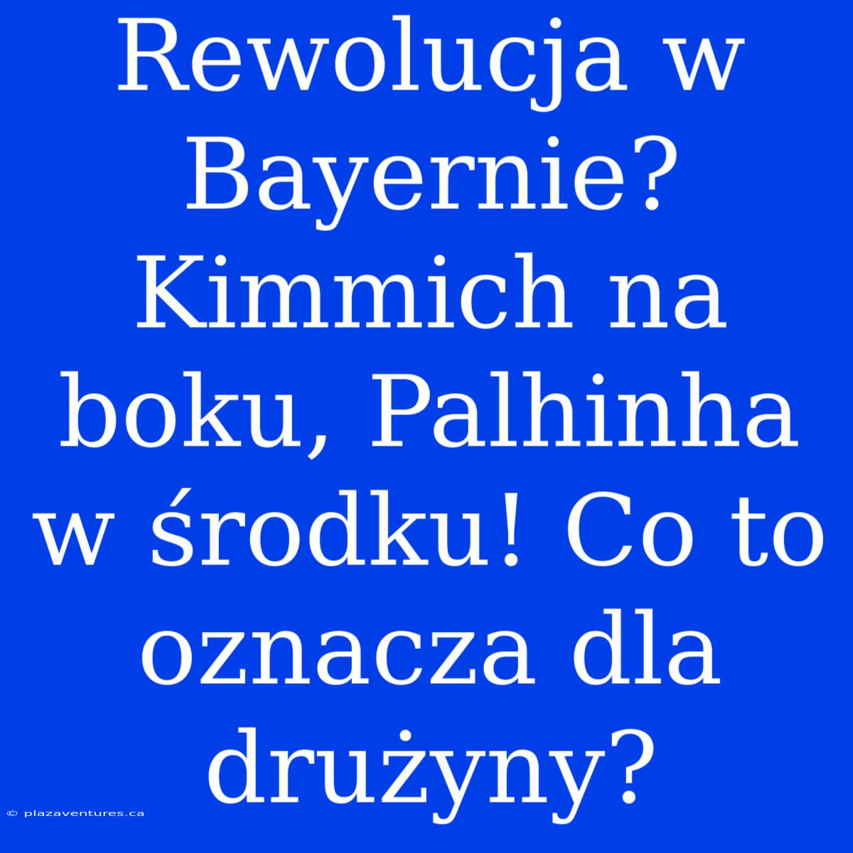 Rewolucja W Bayernie? Kimmich Na Boku, Palhinha W Środku! Co To Oznacza Dla Drużyny?