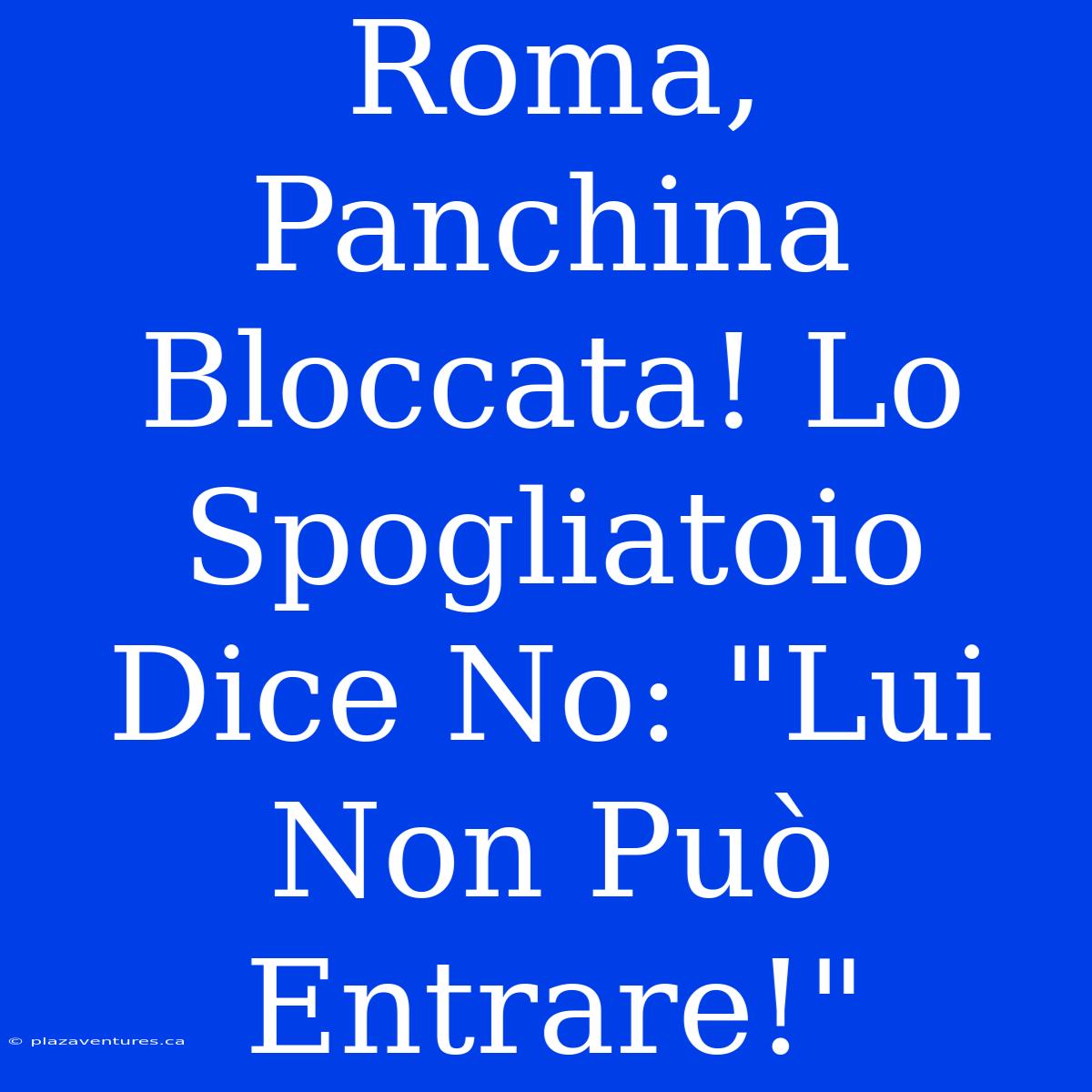 Roma, Panchina Bloccata! Lo Spogliatoio Dice No: 