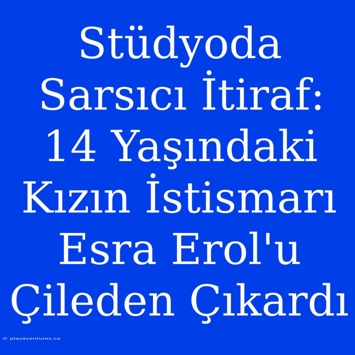 Stüdyoda Sarsıcı İtiraf: 14 Yaşındaki Kızın İstismarı Esra Erol'u Çileden Çıkardı