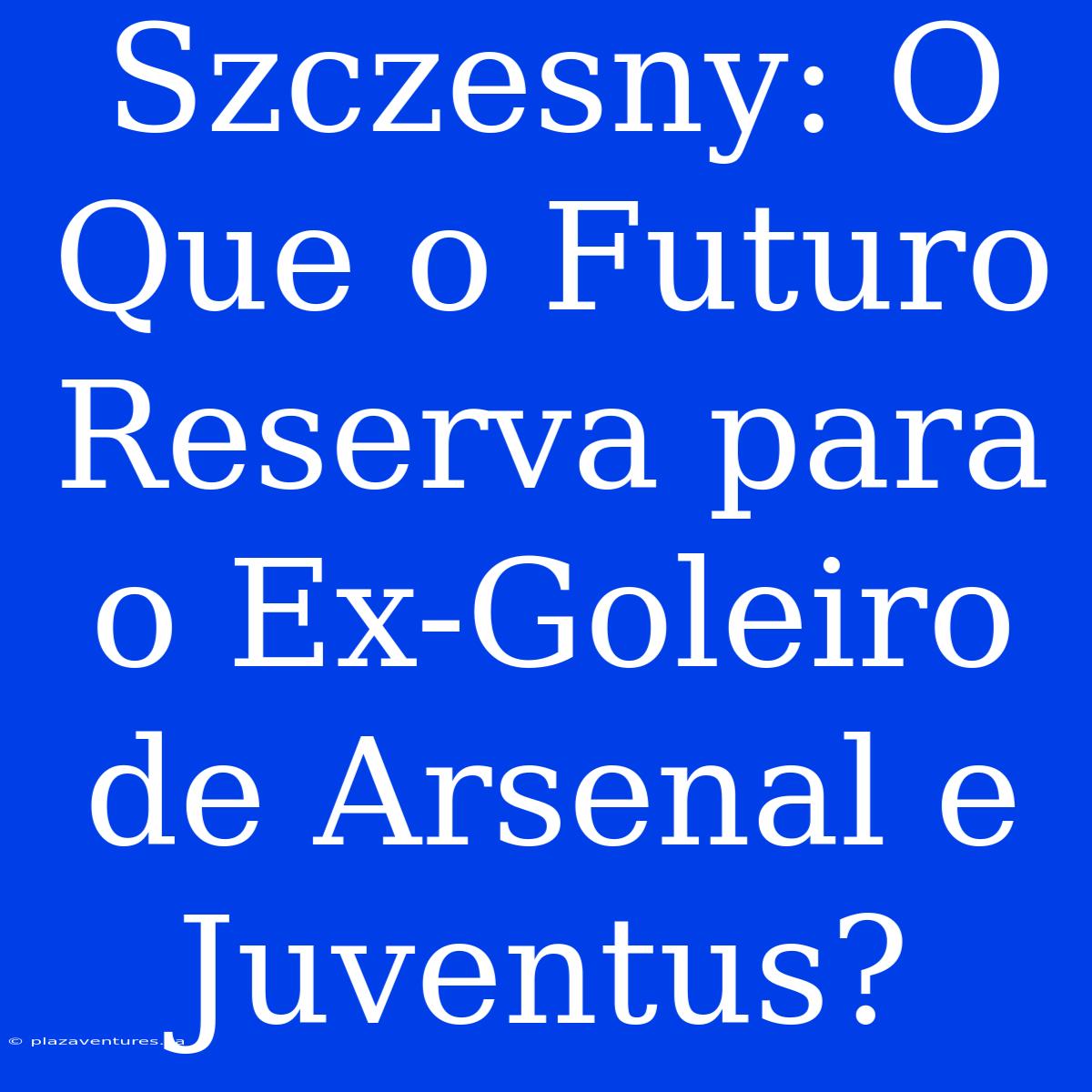 Szczesny: O Que O Futuro Reserva Para O Ex-Goleiro De Arsenal E Juventus?