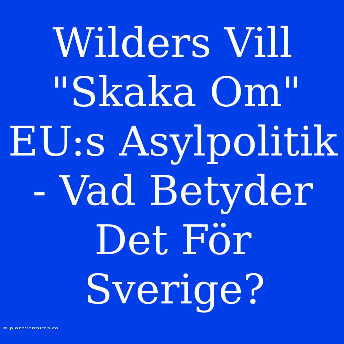 Wilders Vill 